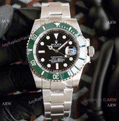 New 41mm Rolex Submariner 126610LV Watch Green Ceramic Black Dial